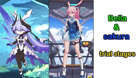 Honkai Impact 3 崩坏3rd V41 Sakura Outfit And Elf Bella Trial Stages