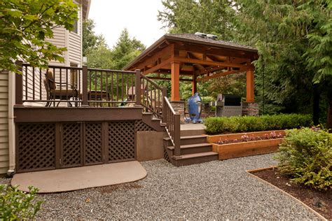 Detached Covered Patio And Deck Traditional Patio Seattle By