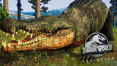 Big Croc Deinosuchus In Evolution Jurassic World Evolution Mod