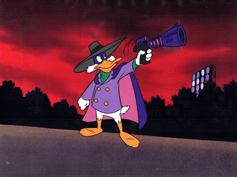 Darkwing Duck 8x10 Hand Painted Animation Cel Agrohortipbacid
