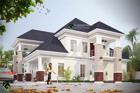 6 bedroom house plans custom homes home builders architecture bungalow house plans architecture design bungalow house design house styles facade house. Modified Architectural design of a proposed 5 bedroom bungalow with pent house. Abuja… | Modern ...