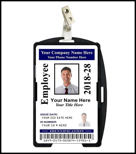 Company Corporate Id Card Custom With Your Photo And Information