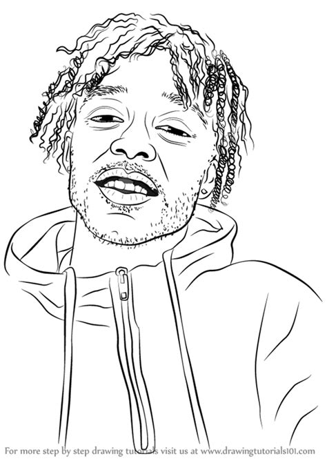 Learn How To Draw Lil Uzi Vert Rappers Step By Step Drawing Tutorials