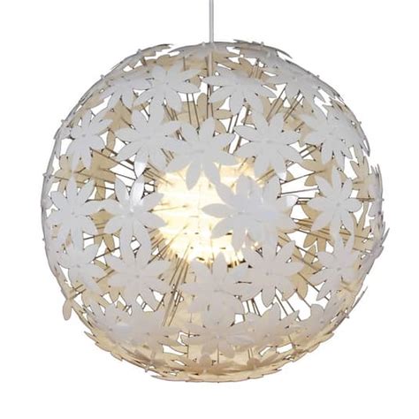 Spherical Hanging Light Young Living White Uk