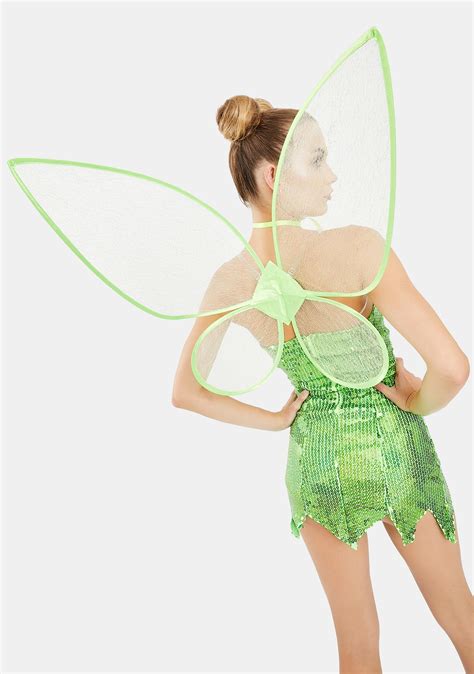 Sexy Halloween Fairy Sequins Costume Green Dolls Kill