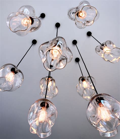 pendant lights designed and made by oliver höglund hand blown glass pendant lights give your