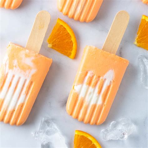 Keto Orange Creamsicle Pops Beauty And The Foodie