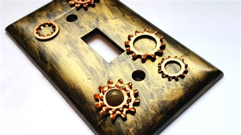 8 steampunk home decor ideas. Industrial Steampunk Light Switch Plate Cover DIY Home ...