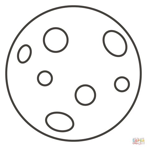 Full Moon Coloring Page Free Printable Coloring Pages