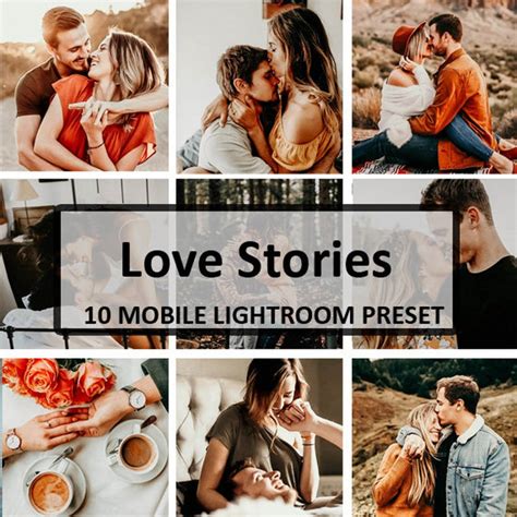 10 Love Stories Mobile Preset Pack Mobile Lightroom Preset Etsy