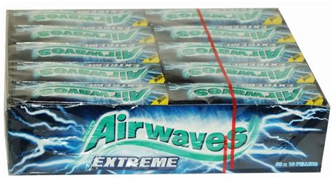 Wrigley S Airwaves Extreme Chewing Gum Full Box Of 30 Packs