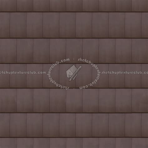 Flat Clay Roof Tiles Texture Seamless 03581