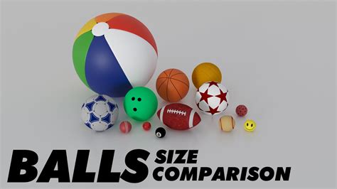 Balls Size Comparison Sports And Fictional ⚽️ 🏀 🏈 🥎 🏉 Youtube