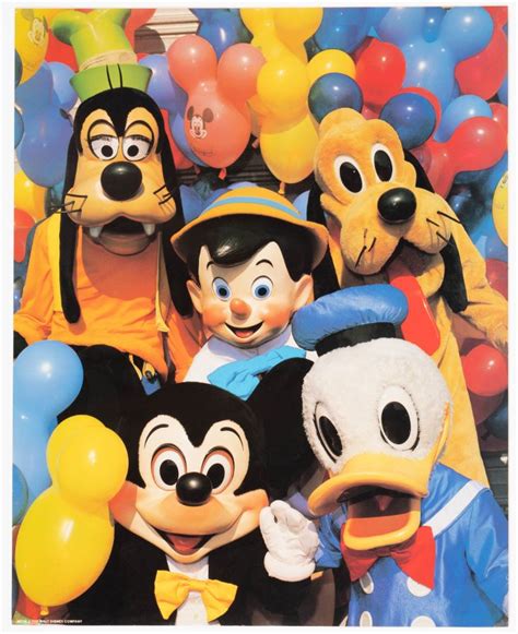 Disneyland Mascots And Balloons Poster Id Jandisneyland22182 Van