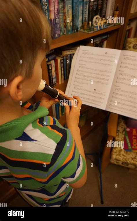 Boy Recorder Hi Res Stock Photography And Images Alamy