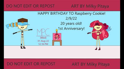 Happy Birthday To Raspberry Cookie Jinx Jinx Gaming Speedpaint