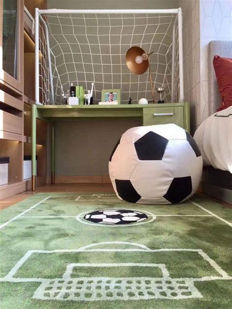 35 Coolest Soccer Themed Bedroom Ideas For Boys House Design And