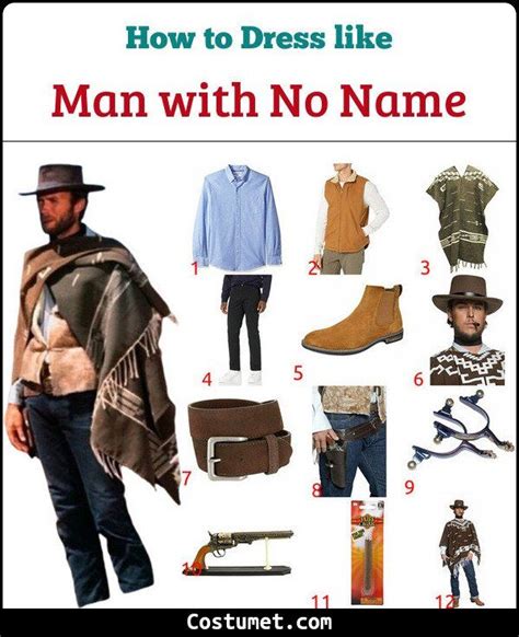 Clint Eastwood Man With No Name Costume For Cosplay And Halloween 2023