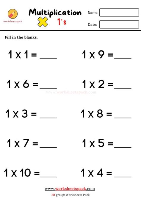 Multiplication Practice Sheets Printable And Online Worksheets Pack