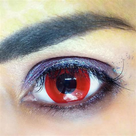 Pure Red Contact Lenses Unicoeye