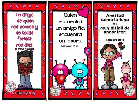 El 14 de febrero se suele celebrar el día de san valentín, y por tradición los enamorados se regalan bombones, flores o tarjetas. Lindos separadores para este 14 de febrero | Material ...