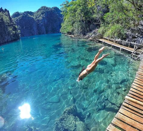 🌏 Kayangan Lake Philippines 📷patymoreno8 Dive Into The Crystal