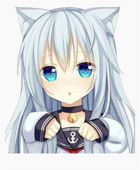 Neko Kawaii Anime Png Download Anime Cute Cat Girl Transparent Png Transparent Png Image