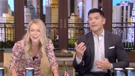 Kelly Ripa And Husband Mark Consuelos Rip Into One Another As They Co