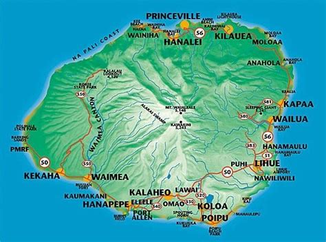 Map Of Beaches In Kauai Glass Beach Kauai Kauai Kauai Vacation