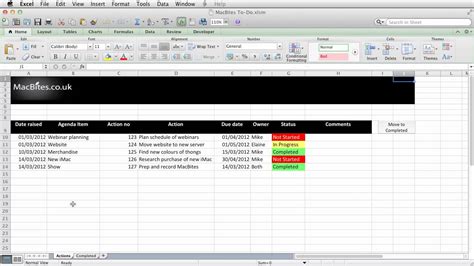 Detail Action Tracker Excel Task Tracker Template Koleksi Nomer 27