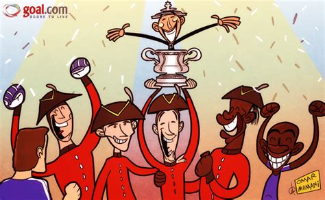Omar Momani Cartoons Chelsea Pensioners Enjoy Fa Cup