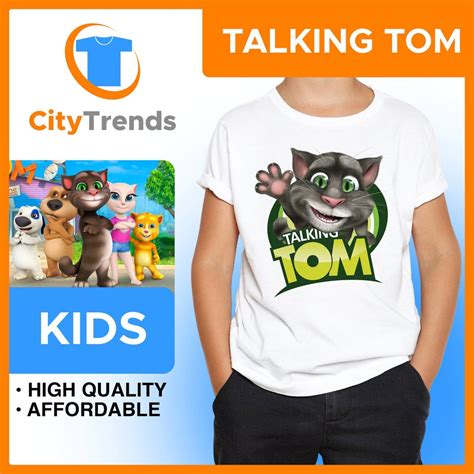 Graphic Tees Talking Tom Tshirt Talking Tom Shirt Talking Tom T