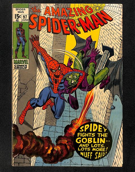 amazing spider man 97 drug issue green goblin no cca comic books silver age marvel