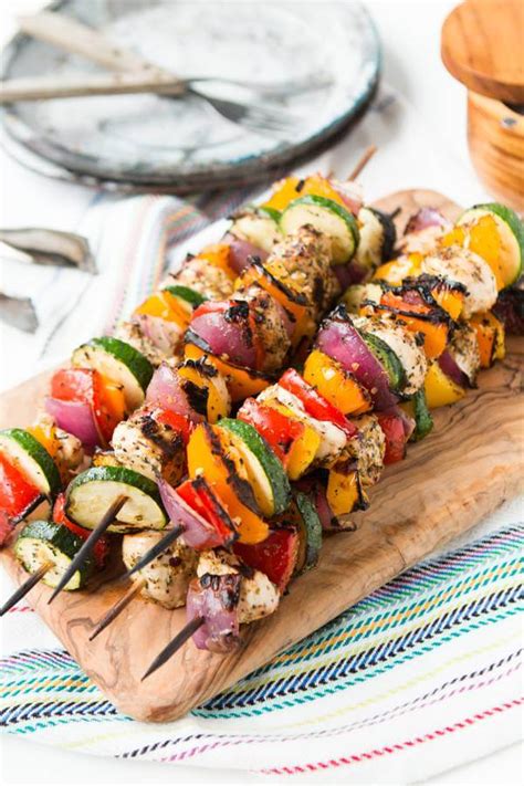 Tuscan Grilled Chicken Kabobs Oh Sweet Basil