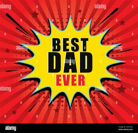 Happy Father S Day Background Vector Illustration Happy Father Day Card Best Dad Ever Lettering