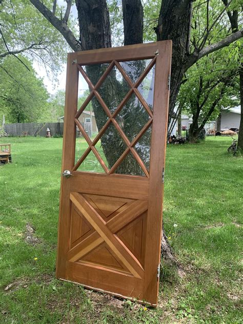 Antique Wood Entry Front Door Farmhouse Style Cottage Style Etsy