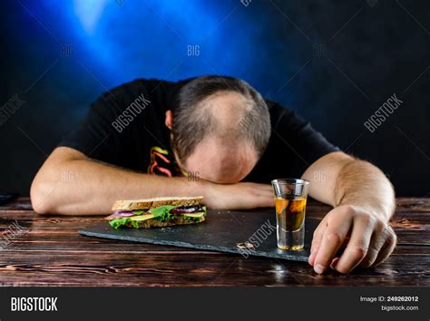 sad depressed drunk image and photo free trial bigstock