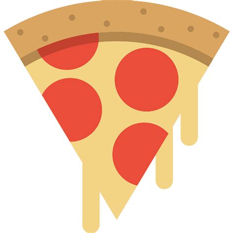 Pepperoni Pizza Slice Icon Transparent Png Stickpng