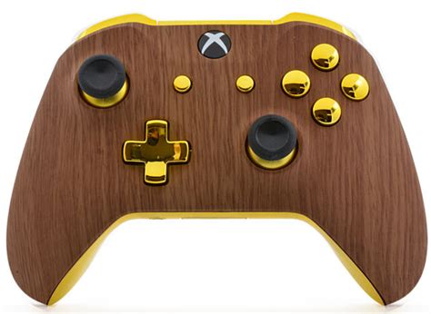 Golden Wood Xbox One S Custom Un Modded Controller Unique Exclusive