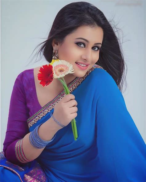 Purnima Beautiful Actress Of Bangladesh Wearing Sharee Bangladeshi
