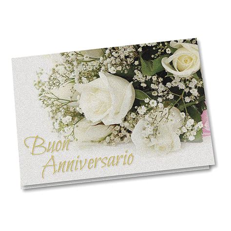 Se siamo arrivati fin qui vuol dire che un motivo c'è e sono felicissima di dirti che so bene di che motivo si tratta, marito mio: Biglietto Auguri carta perlata per Anniversario di Nozze Rose Bianche | vendita online su HOLYART