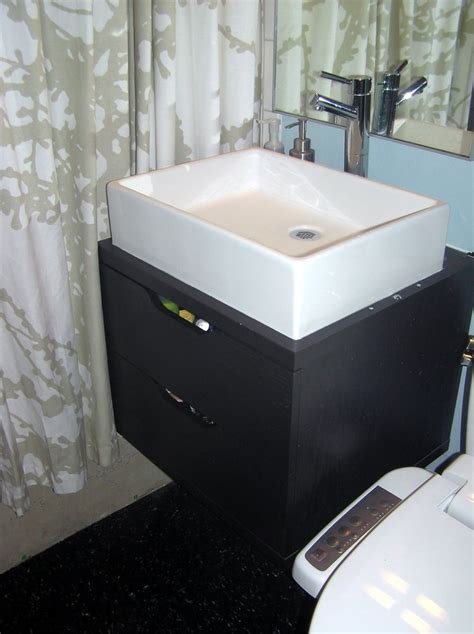 Ikea Hacks Bathroom Special Space Saving Floating Vanity Ikea Hackers