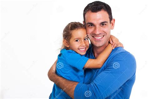 Father Hugging Daughter Stock Image Image Of Little 31070839