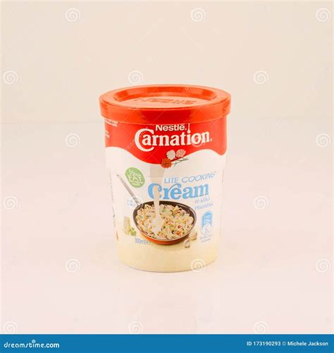 Lite Cooking Cream Editorial Stock Photo Image Of Healthy 173190293