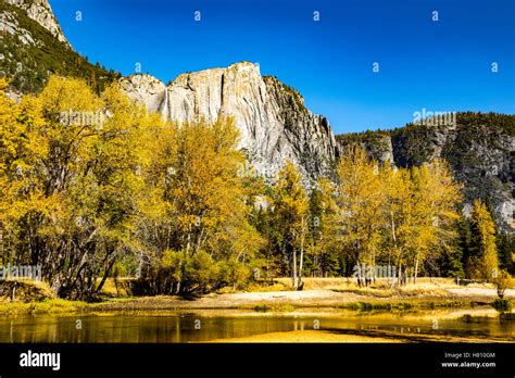 The Merced River In The Fall Of 2016 At Yosemite National Park