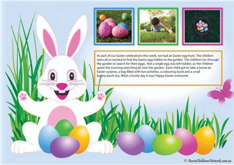 easter bunny template aussie childcare network