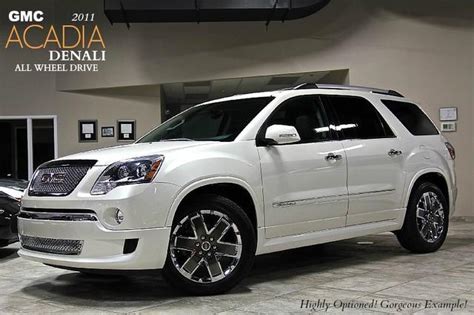 New 2011 Gmc Acadia Denali Awd For Sale 33800 Chicago Motor Cars