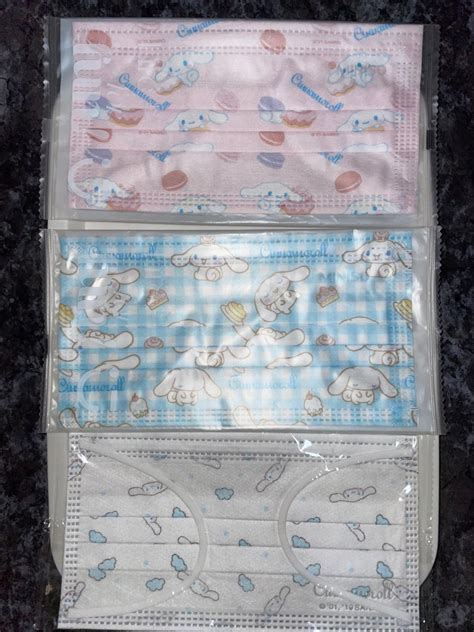 Sanrio Cinnamoroll Face Mask Health And Nutrition Face Masks And Face Shields On Carousell