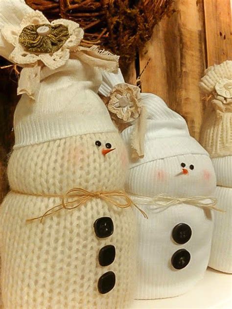 Sock Snowmen Or Snow Babies As I Like To Call Them Sock