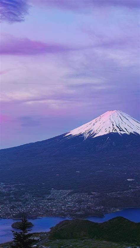 Honshu Island Japan Landscape Mountain Oriental Volcano Hd Phone